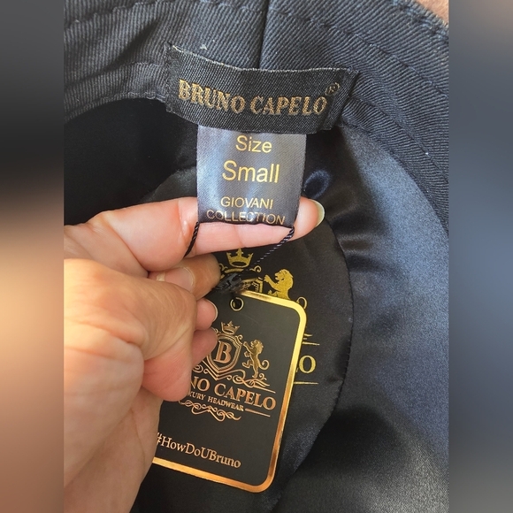 Bruno Capelo Mens Giovani Collection Autralian Wool Hat Size Small Pecan Brown - Picture 3 of 8